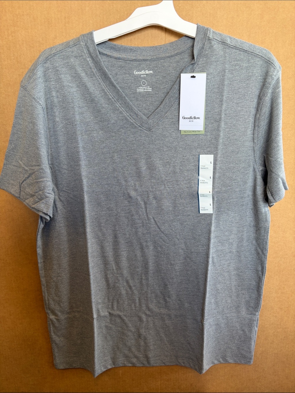Goodfellow & Co Men's Heather Gray V‑Neck Tee